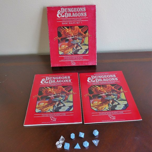 RARE 1983 DUNGEONS & DRAGONS Set 1 Basic Rules 1011 TSR - Picture 1 of 8